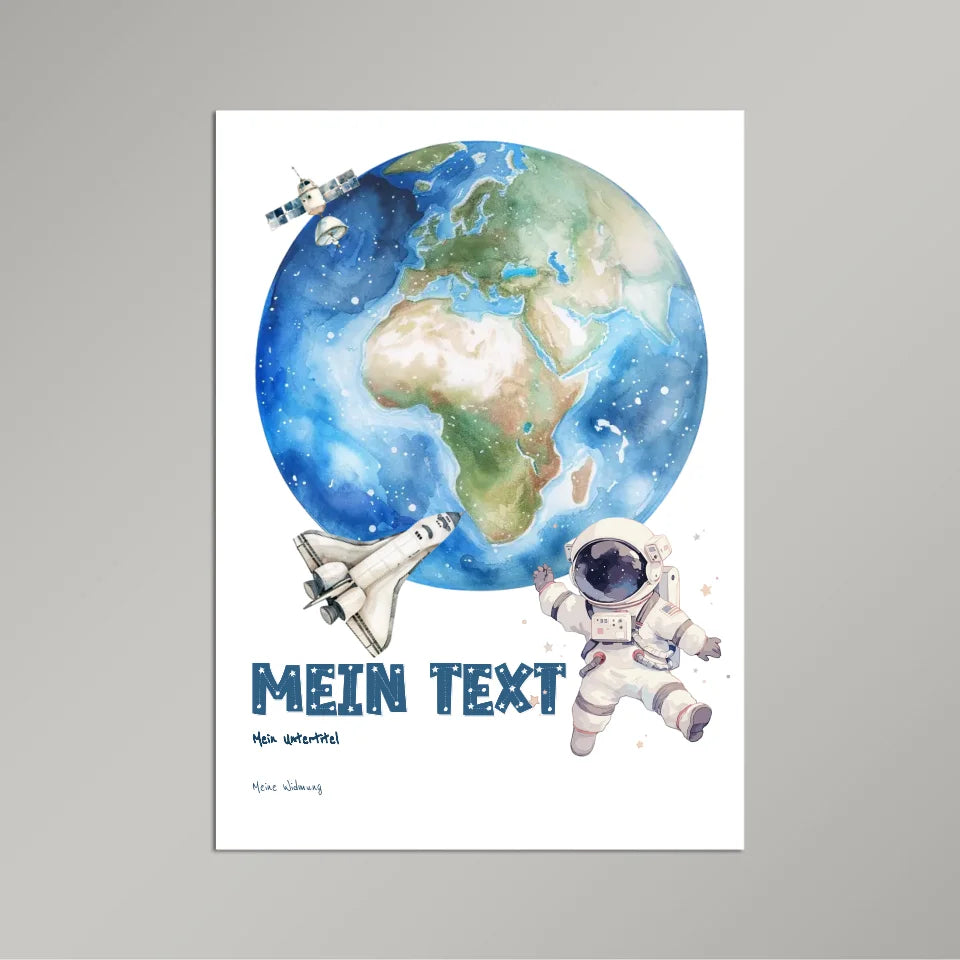 Personalisiertes-Kinderposter-mit-eigenem-Text-und-Springendem-Astronauten-Motiv-50x70cm-Hochformat