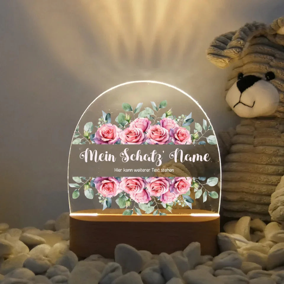 Personalisiertes-Nachtlicht-mit-eigenem-Text-und-rosen-und-eukalyptus-Motiv-Licht-an-16,5x14,8x6cm
