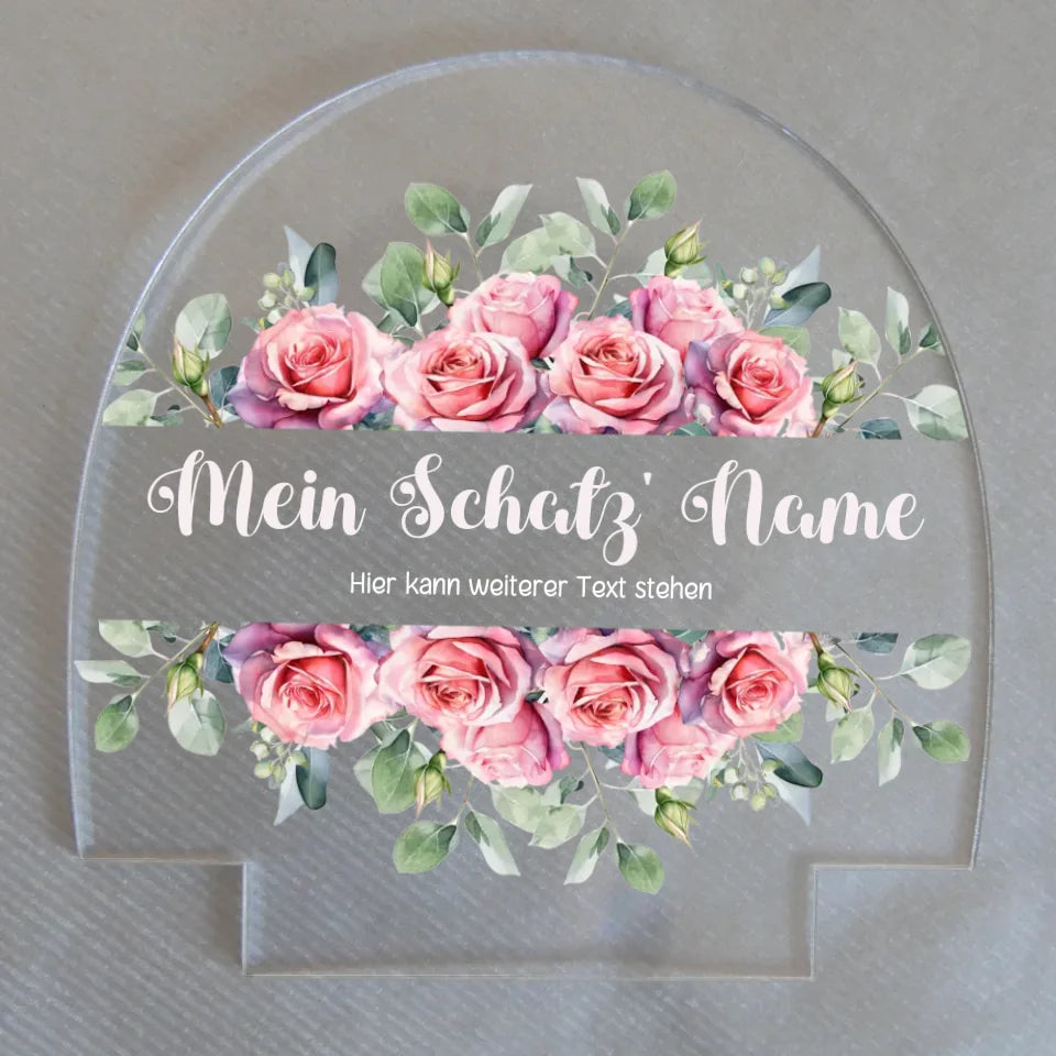 Wechselmotiv-für-personalisiertes-Nachtlicht-mit-Rosen-und-Eukalyptus-und-Name-14,8x14,8x0,4cm