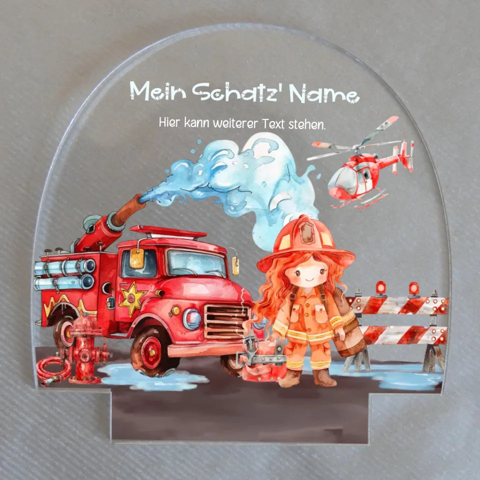 Wechselmotiv-für-personalisiertes-Nachtlicht-mit-Feuerwehr-frau-Motiv-und-Name-14,8x14,8x0,4cm