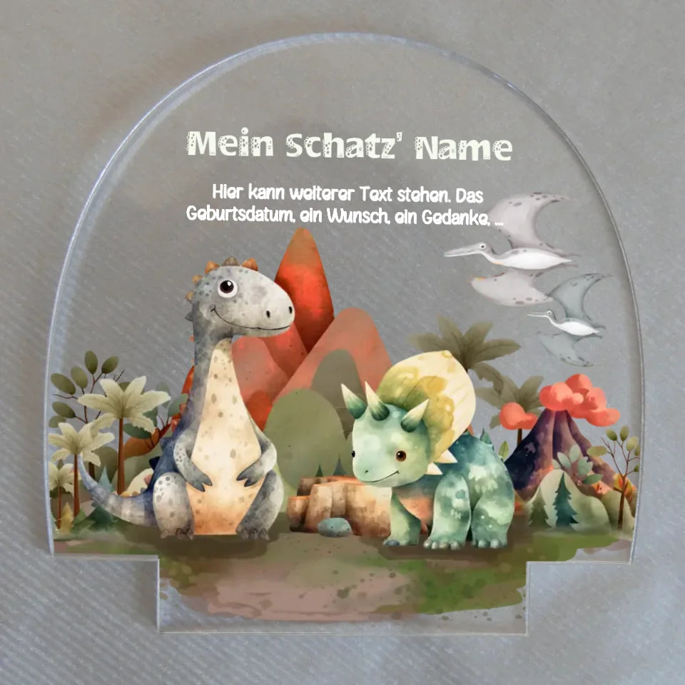 Wechselmotiv-für-personalisiertes-Nachtlicht-mit-Dino-Motiv-und-Name-14,8x14,8x0,4cm