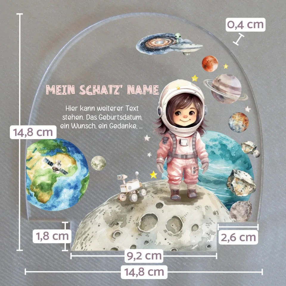 Wechselmotiv-für-personalisiertes-Nachtlicht-mit-Name-und-astronautin-Motiv-mit-Massangaben-14,8x14,8x0,4cm