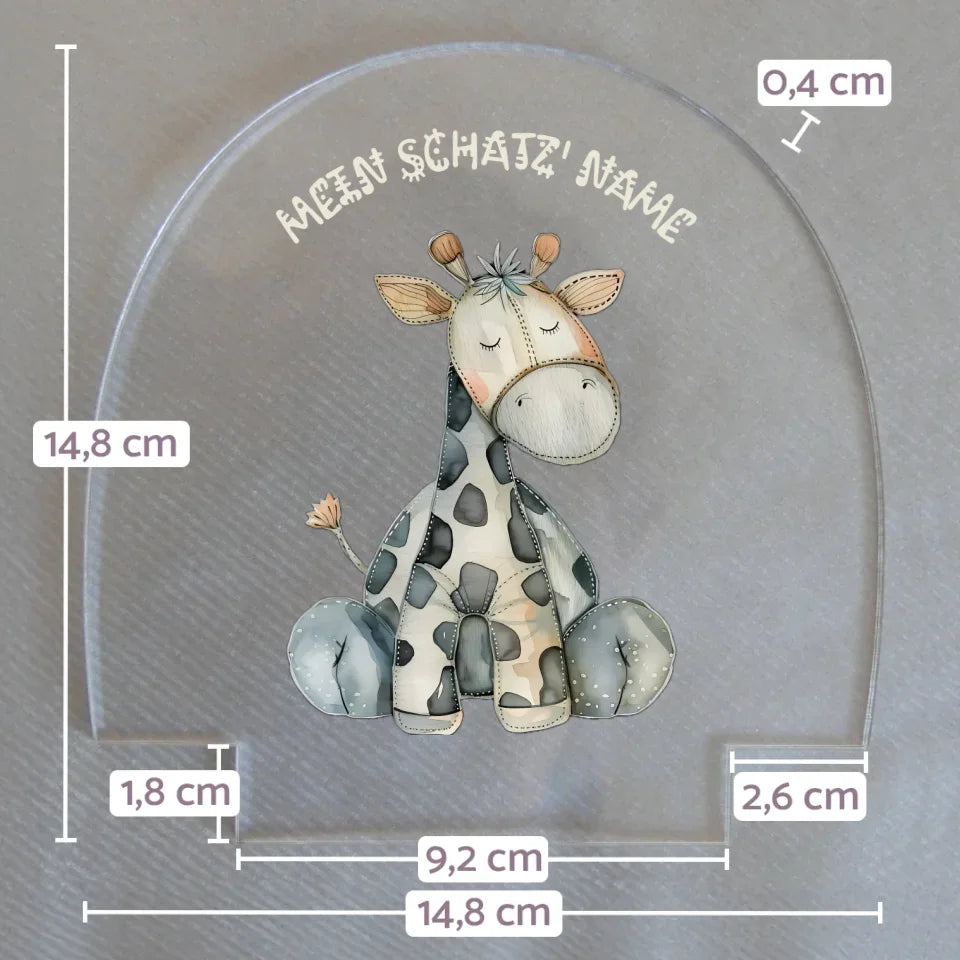 Wechselmotiv-für-personalisiertes-Nachtlicht-mit-Name-und-giraffe-Motiv-mit-Massangaben-14,8x14,8x0,4cm