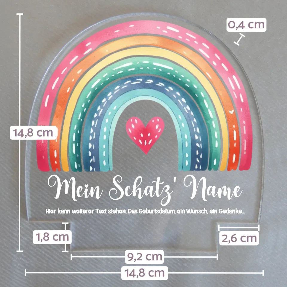 Wechselmotiv-für-personalisiertes-Nachtlicht-mit-Name-und-regenbogen-Motiv-mit-Massangaben-14,8x14,8x0,4cm