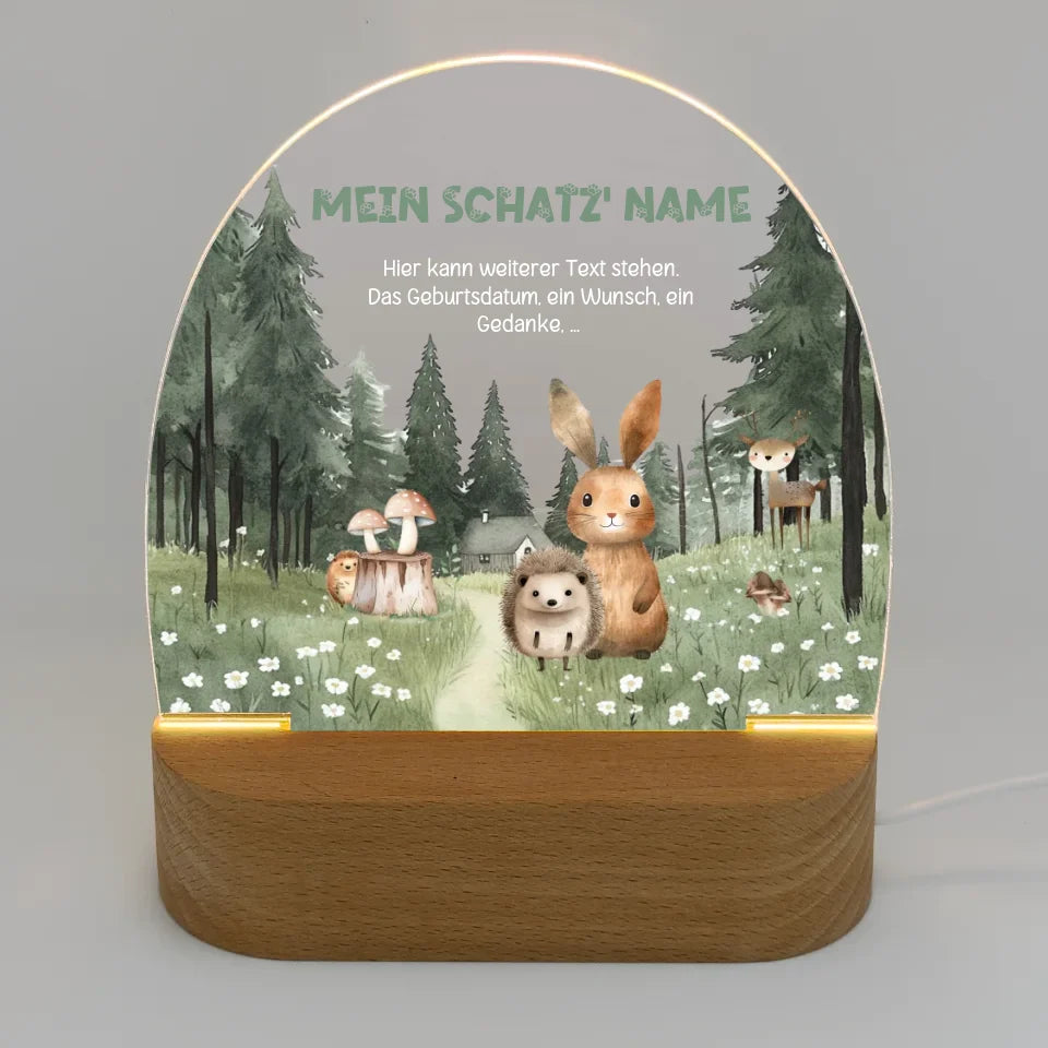 Personalisiertes-Nachtlicht-mit-eigenem-Text-und-hase-und-igel-Motiv-Licht-an-16,5x14,8x6cm